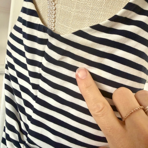 Boden Striped Ruched Tank - Picture 6 of 11